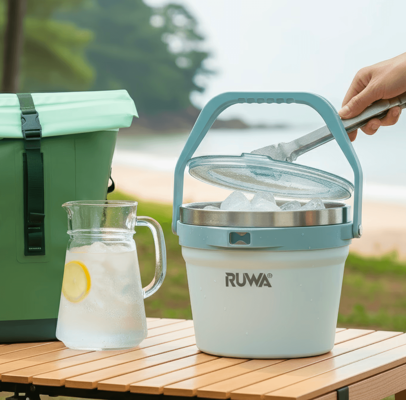 Frappera RUWA Ice Bucket con hielo